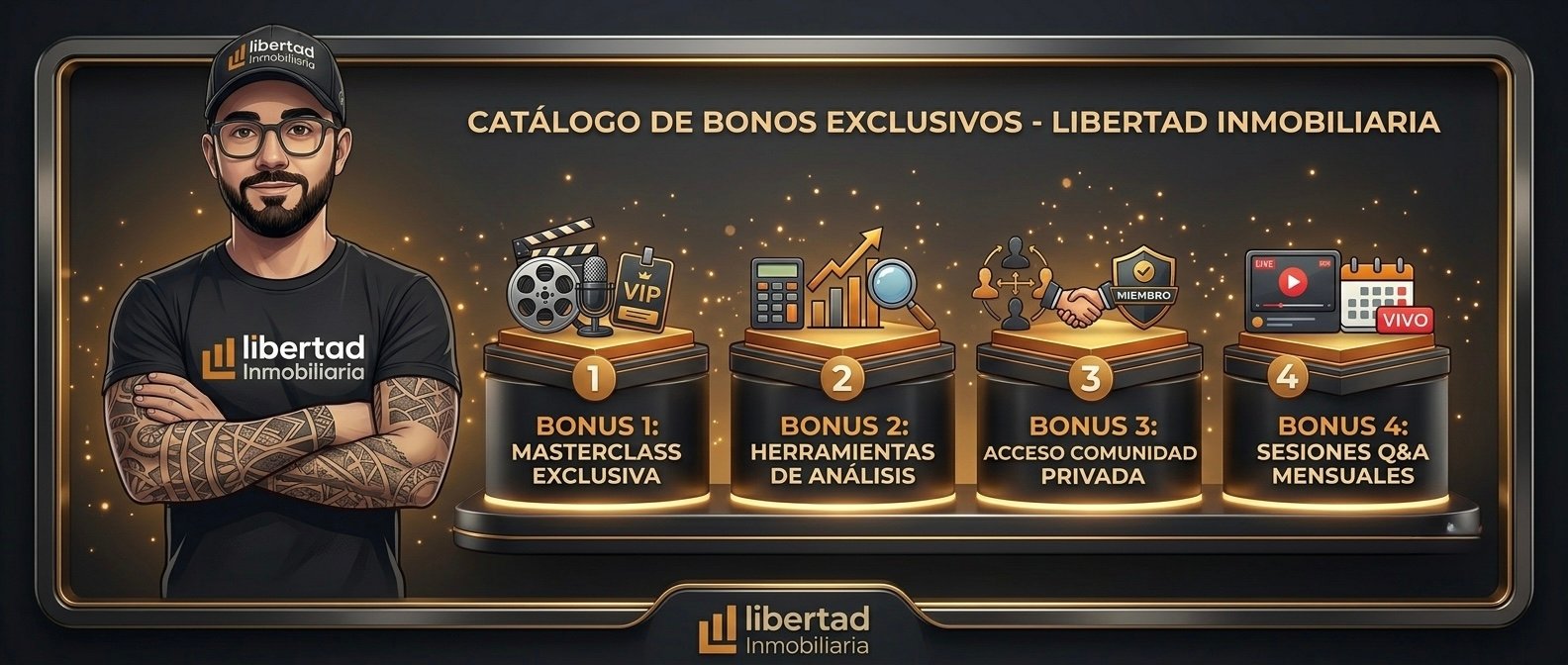 Bonus incluidos en Libertad Inmobiliaria