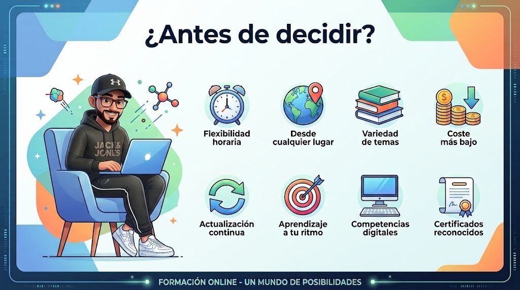 Por qué merece la pena formarse online
