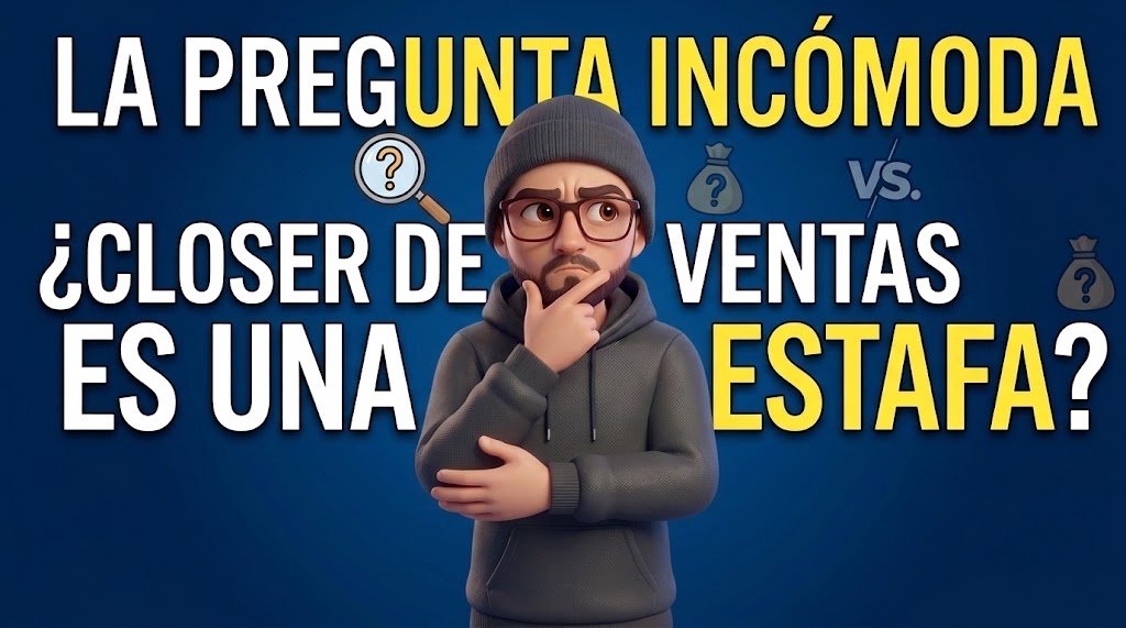 ¿Closer de Ventas es una estafa? Análisis honesto