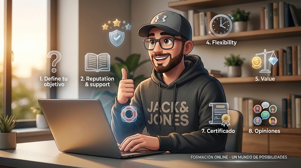 Cómo elegir un buen curso online