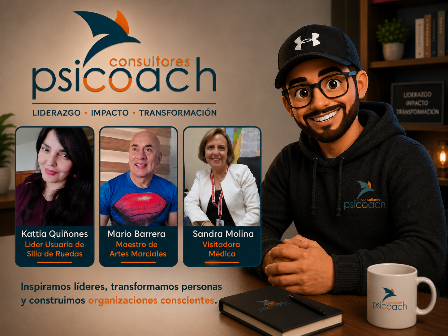 Testimonios de alumnos de la Academia de Liderazgo NCL: Kattia Quiñones, Sandra Molina y Mario Barrera