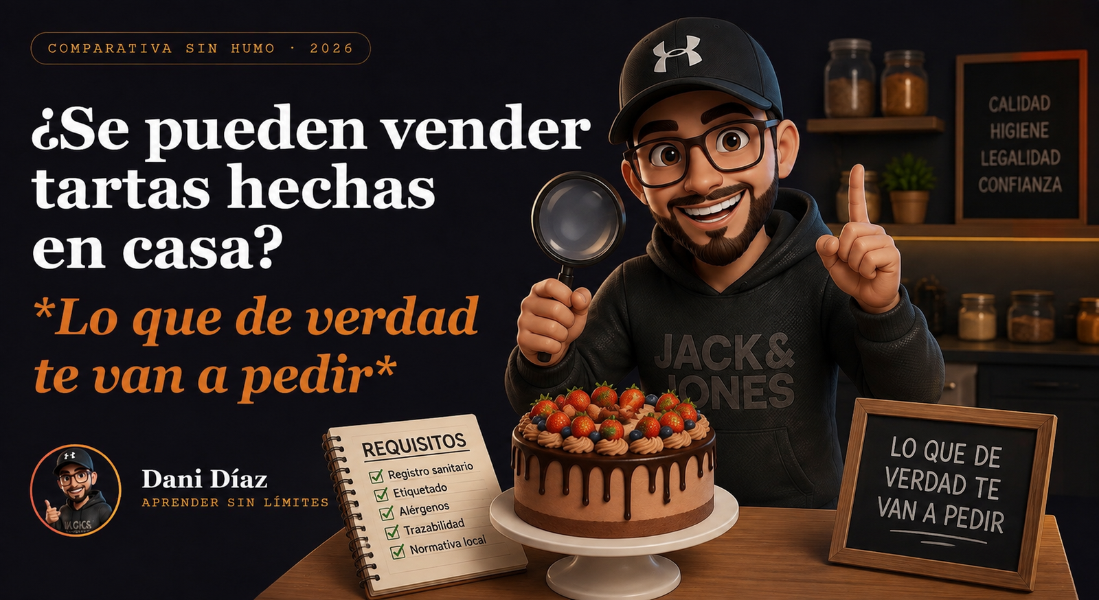 Guía para vender tartas hechas en casa legalmente