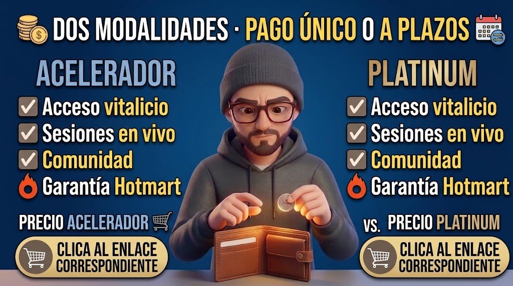Precio del curso Closer de Ventas de Alfonso y Christian