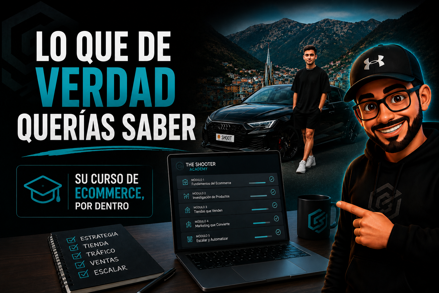 Ecommerce Acelerator, el curso de dropshipping de The Shooter, por dentro