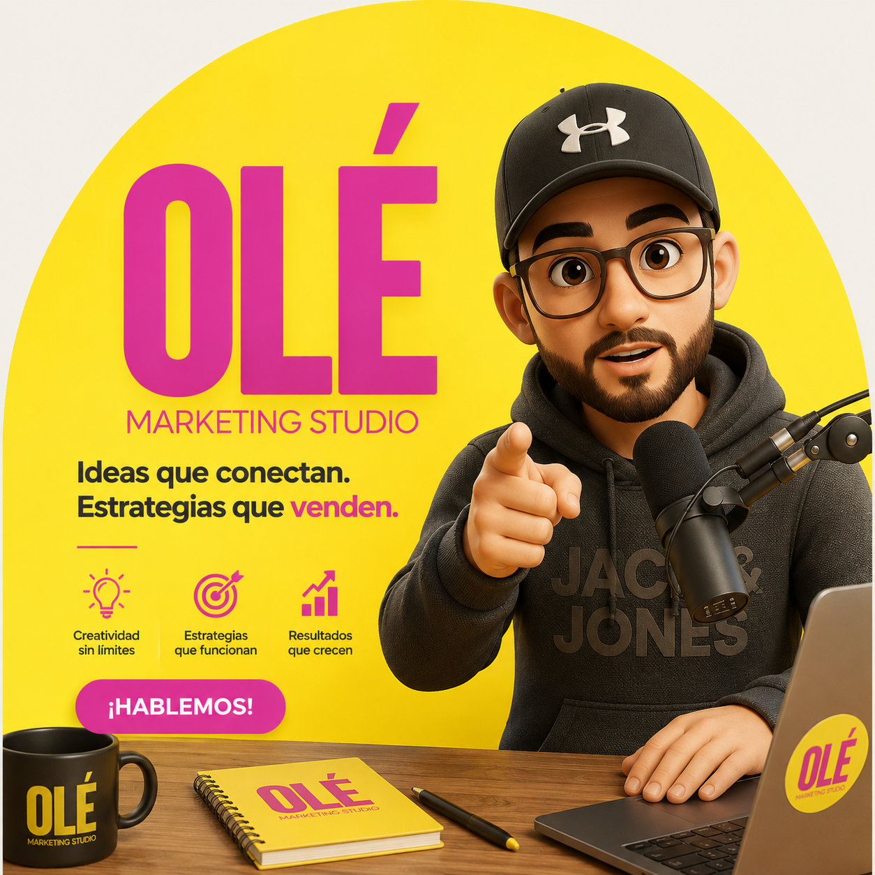 Olé Marketing Studio, la agencia de Núria Díaz que imparte el curso