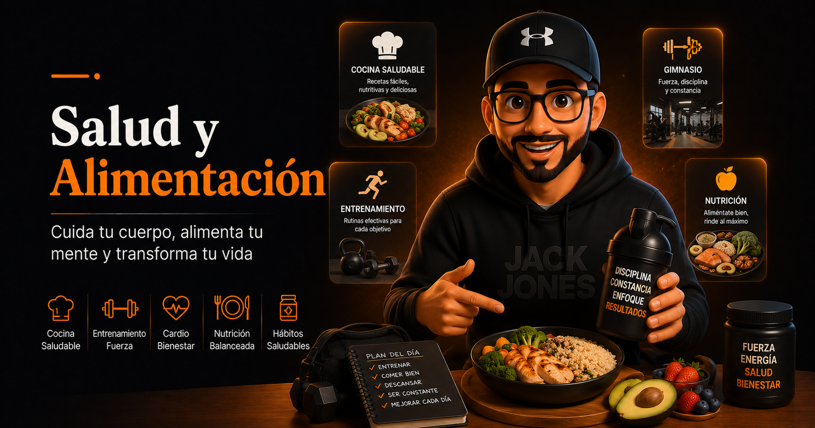 Salud y Alimentación: opiniones de cursos de cocina saludable y entrenamiento