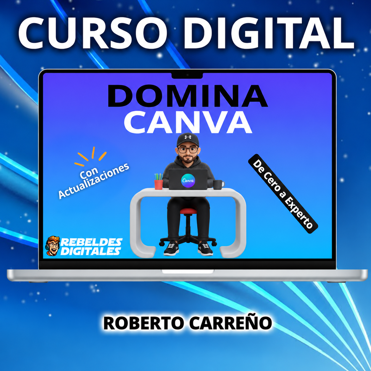 Domina Canva de cero a experto, curso de Roberto Carre&ntilde;o: opiniones y an&aacute;lisis 2026